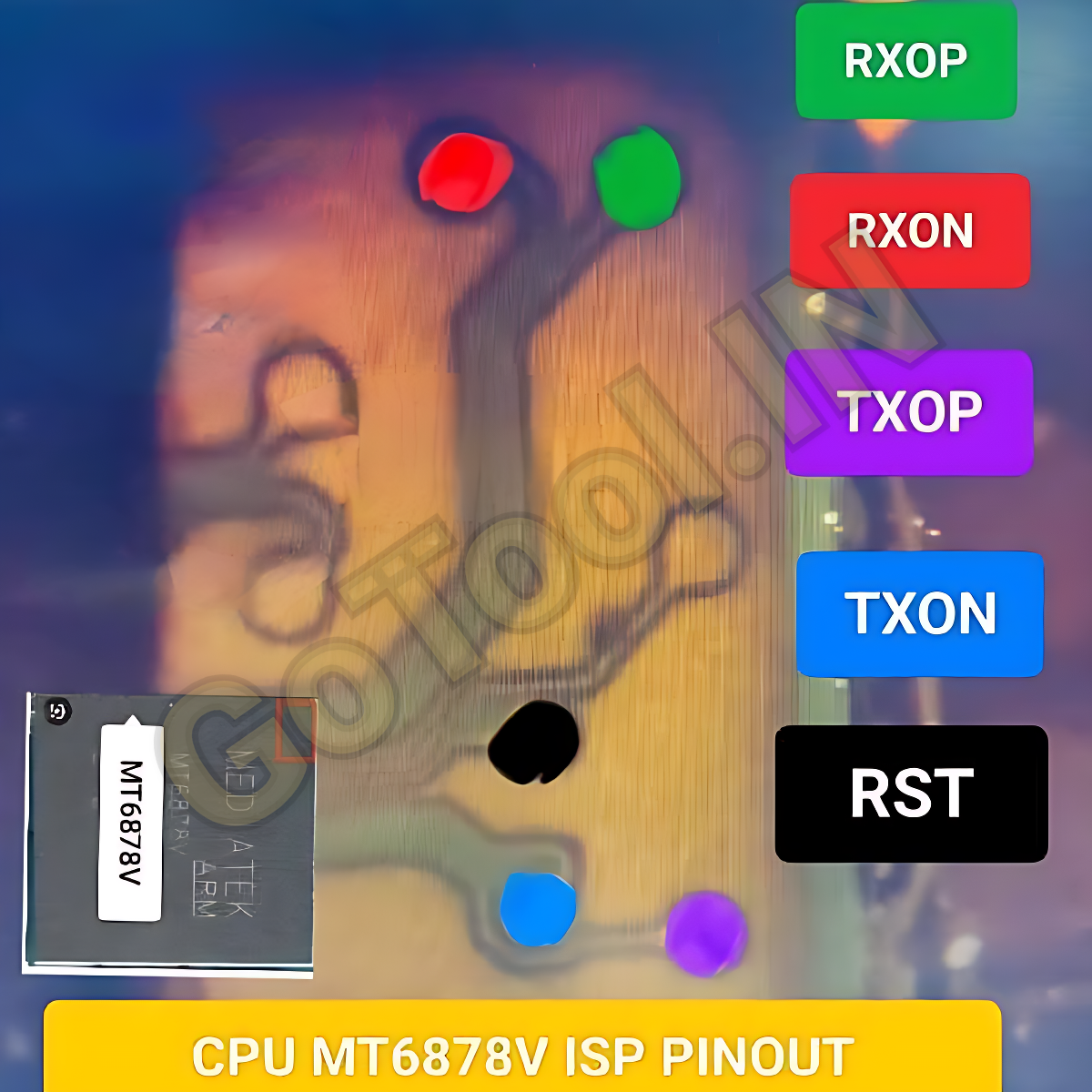 CPU MT6878V (MediaTek Dimensity) ISP Pinout