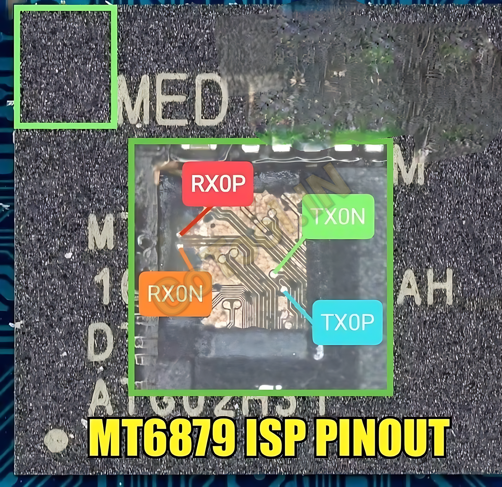 CPU MT6879 (MediaTek Dimensity) ISP Pinout