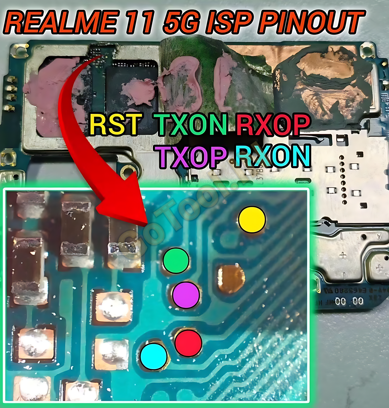 Realme 11 5G ISP Pinout